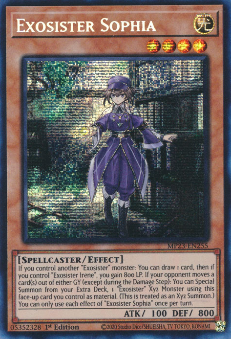 Exosister Sophia [MP23-EN255] Prismatic Secret Rare | Kessel Run Games Inc. 