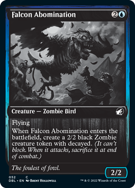 Falcon Abomination [Innistrad: Double Feature] | Kessel Run Games Inc. 