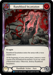 Runeblood Incantation (Blue) [EVR109] (Everfest)  1st Edition Rainbow Foil | Kessel Run Games Inc. 