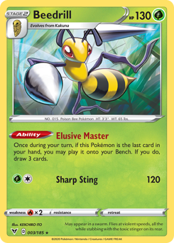 Beedrill (003/185) [Sword & Shield: Vivid Voltage] | Kessel Run Games Inc. 