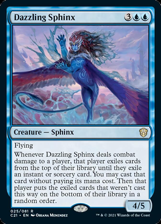 Dazzling Sphinx [Commander 2021] | Kessel Run Games Inc. 