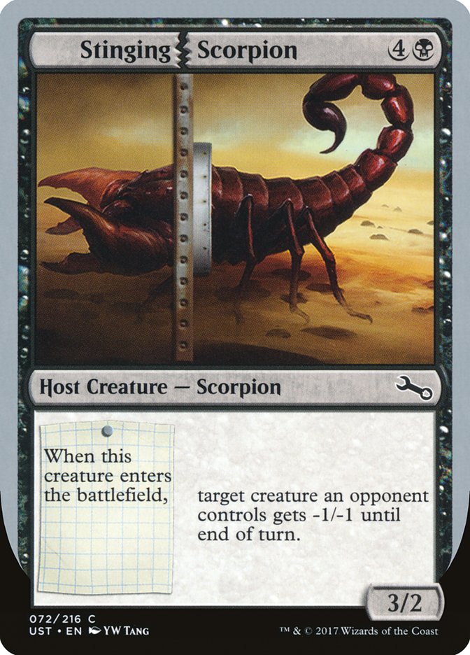 Stinging Scorpion [Unstable] | Kessel Run Games Inc. 
