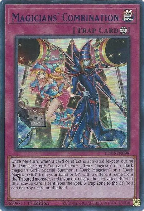 Magicians' Combination (Blue) [LDS3-EN099] Ultra Rare | Kessel Run Games Inc. 