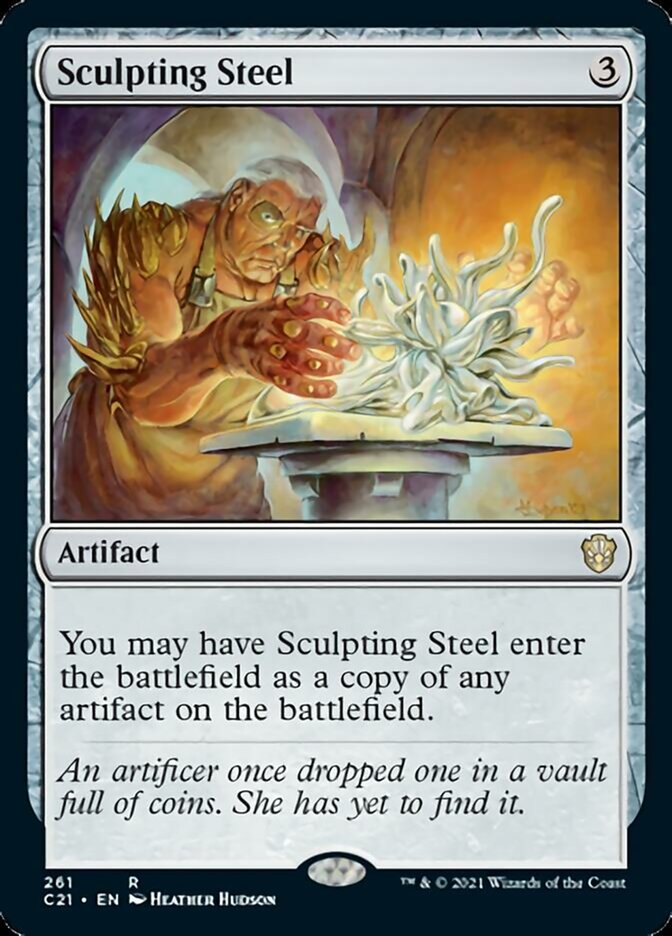 Sculpting Steel [Commander 2021] | Kessel Run Games Inc. 