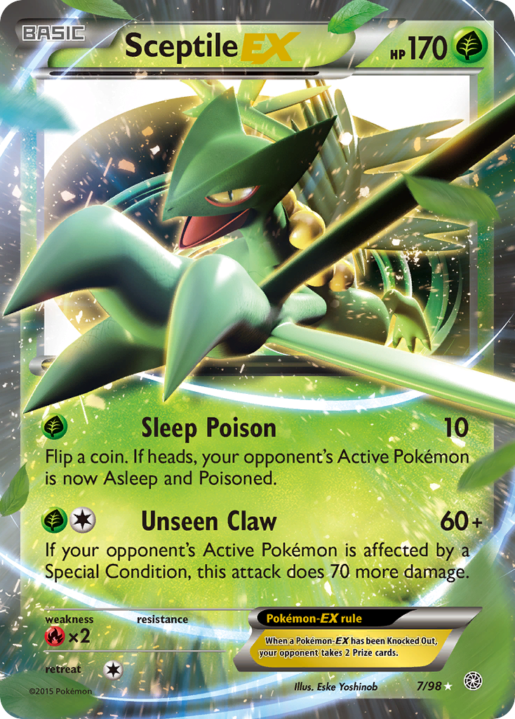 Sceptile EX (7/98) [XY: Ancient Origins] | Kessel Run Games Inc. 