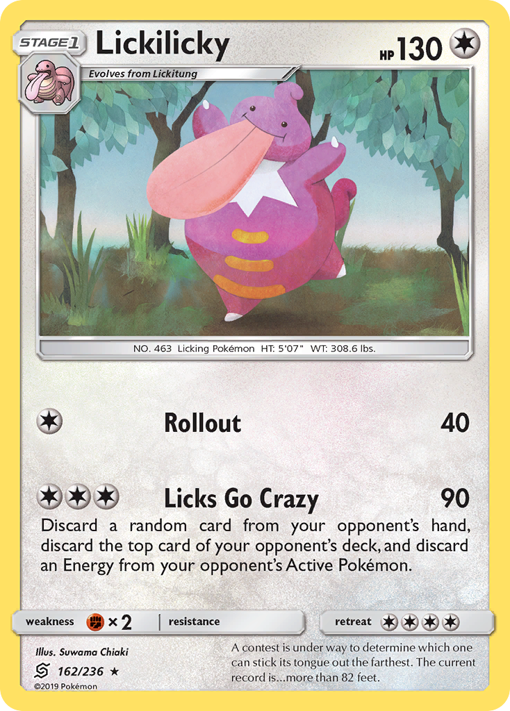 Lickilicky (162/236) [Sun & Moon: Unified Minds] | Kessel Run Games Inc. 