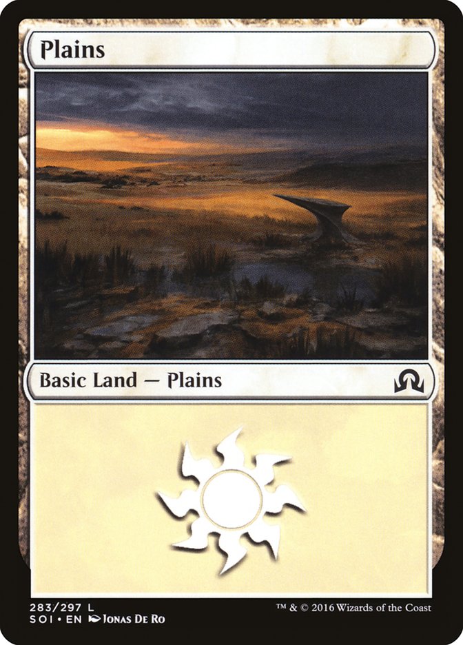 Plains (283) [Shadows over Innistrad] | Kessel Run Games Inc. 