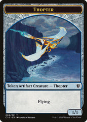 Goat // Thopter Double-Sided Token [Commander 2016 Tokens] | Kessel Run Games Inc. 