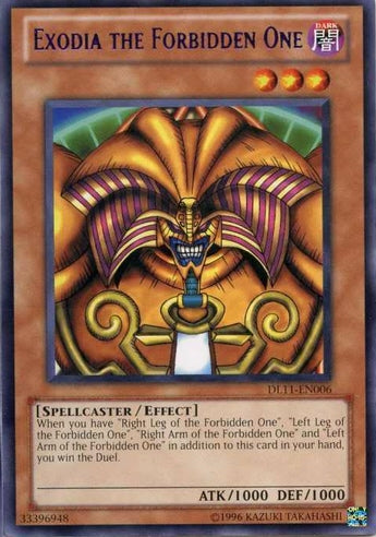 Exodia the Forbidden One (Purple) [DL11-EN006] Rare | Kessel Run Games Inc. 