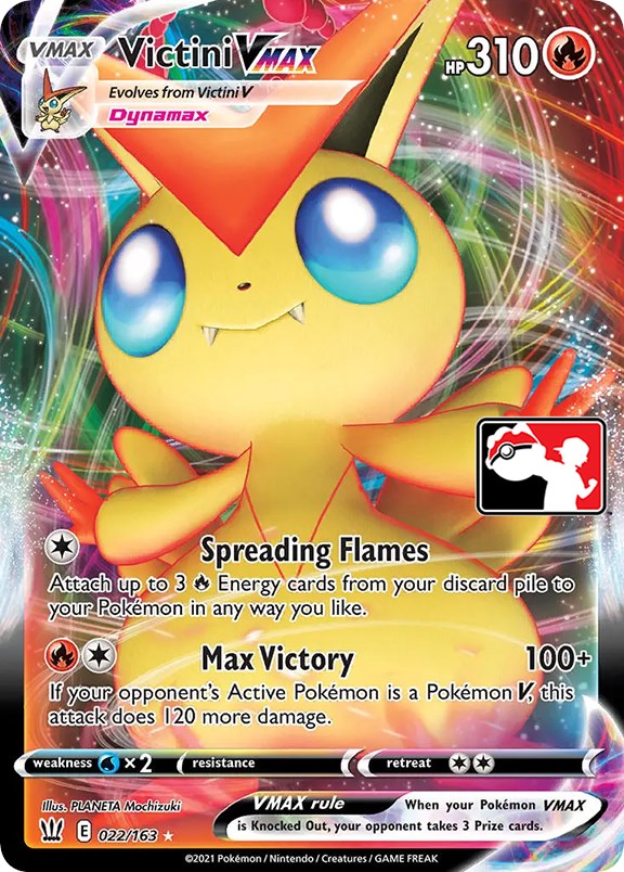 Victini VMAX (022/163) [Prize Pack Series One] | Kessel Run Games Inc. 