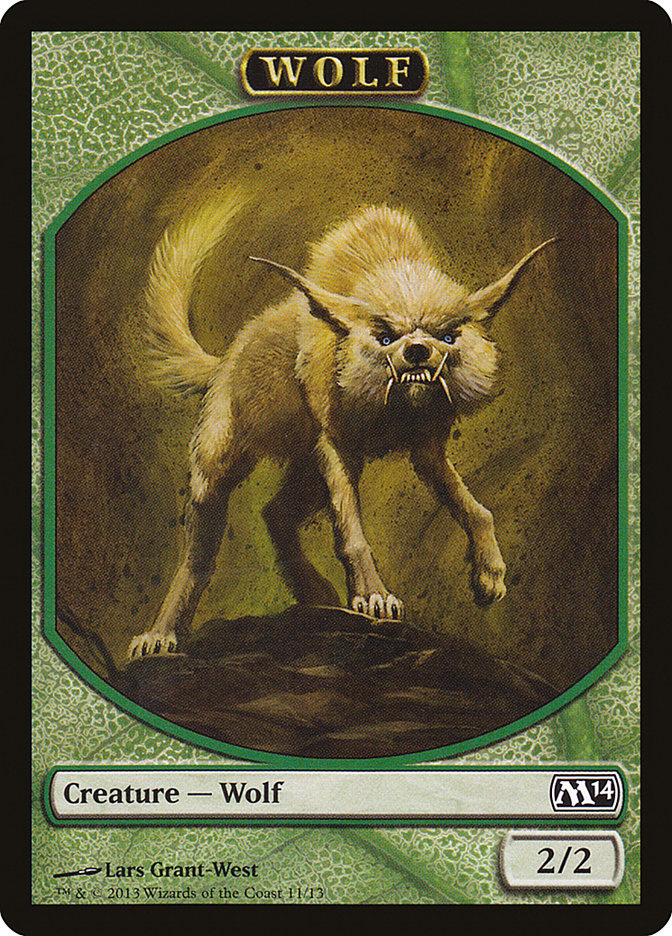 Wolf Token [Magic 2014 Tokens] | Kessel Run Games Inc. 