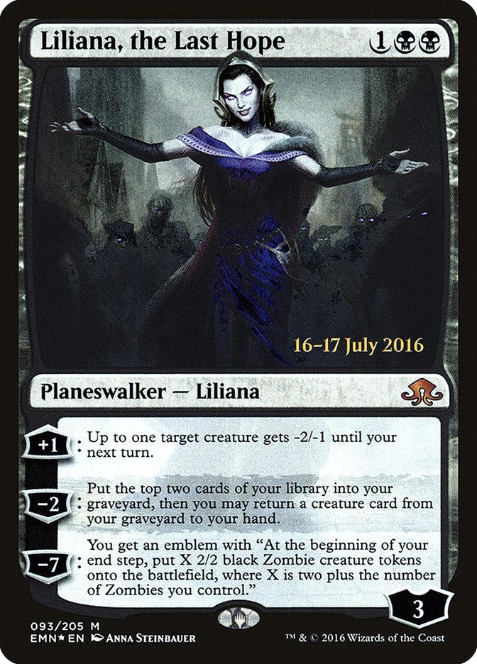 Liliana, the Last Hope [Eldritch Moon Prerelease Promos] | Kessel Run Games Inc. 