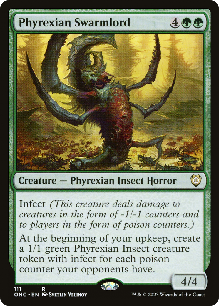 Phyrexian Swarmlord [Phyrexia: All Will Be One Commander] | Kessel Run Games Inc. 