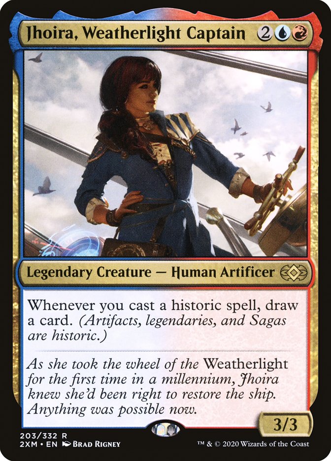 Jhoira, Weatherlight Captain [Double Masters] | Kessel Run Games Inc. 