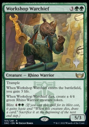 Workshop Warchief (Promo Pack) [Streets of New Capenna Promos] | Kessel Run Games Inc. 