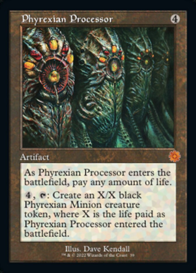 Phyrexian Processor (Retro) [The Brothers' War Retro Artifacts] | Kessel Run Games Inc. 