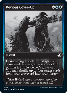 Devious Cover-Up [Innistrad: Double Feature] | Kessel Run Games Inc. 