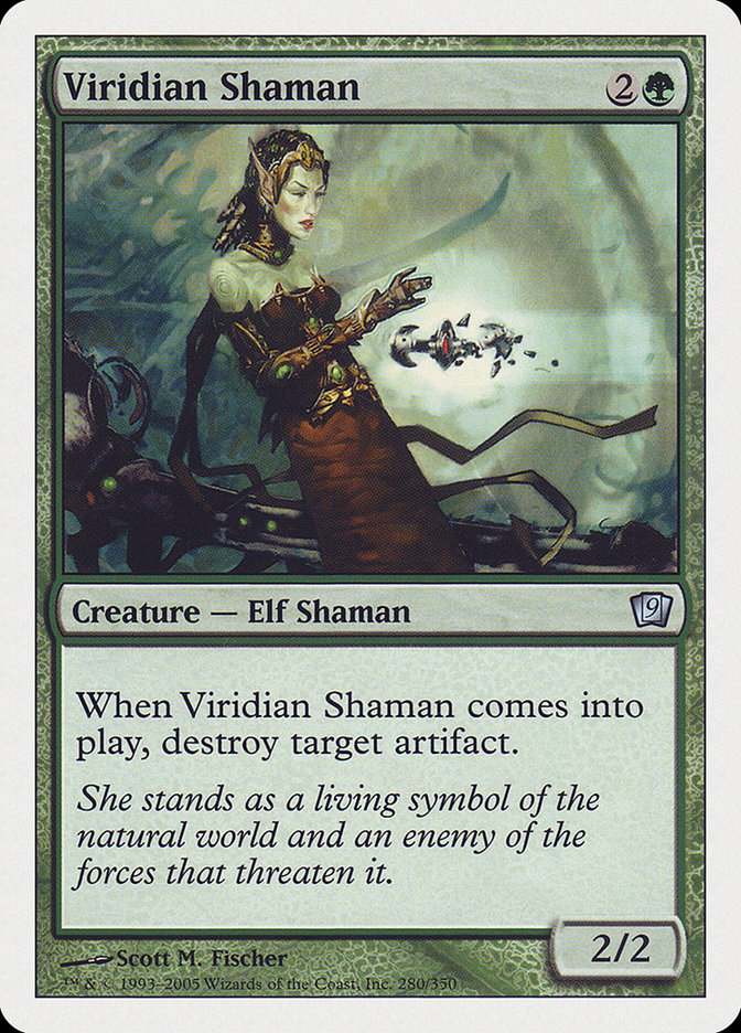 Viridian Shaman [Ninth Edition] | Kessel Run Games Inc. 
