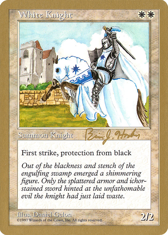 White Knight (Brian Hacker) [World Championship Decks 1998] | Kessel Run Games Inc. 