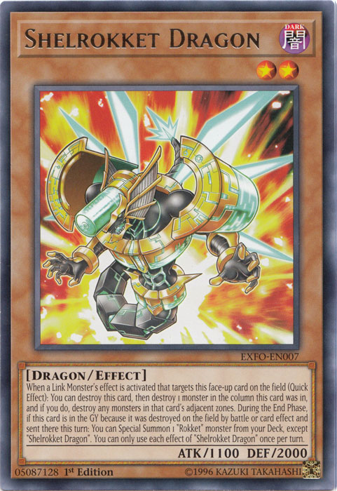 Shelrokket Dragon [EXFO-EN007] Rare | Kessel Run Games Inc. 