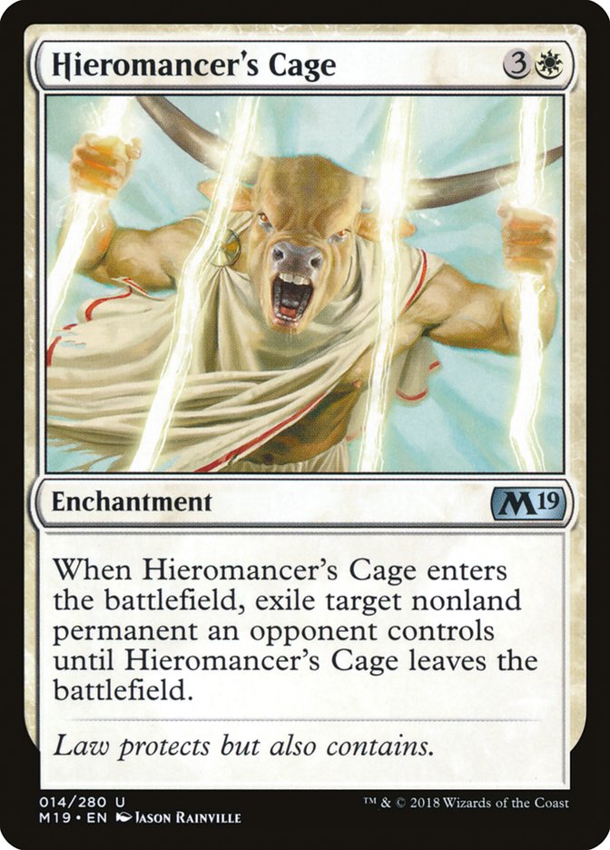 Hieromancer's Cage [Core Set 2019] | Kessel Run Games Inc. 