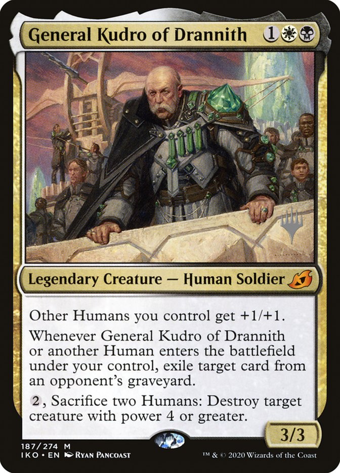 General Kudro of Drannith (Promo Pack) [Ikoria: Lair of Behemoths Promos] | Kessel Run Games Inc. 