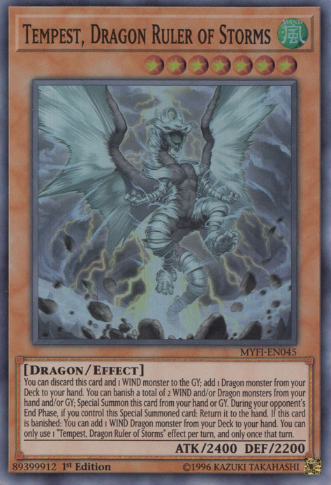 Tempest, Dragon Ruler of Storms [MYFI-EN045] Super Rare | Kessel Run Games Inc. 