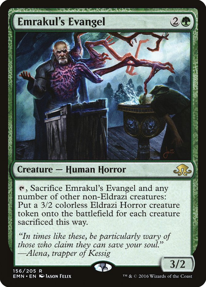 Emrakul's Evangel [Eldritch Moon] | Kessel Run Games Inc. 