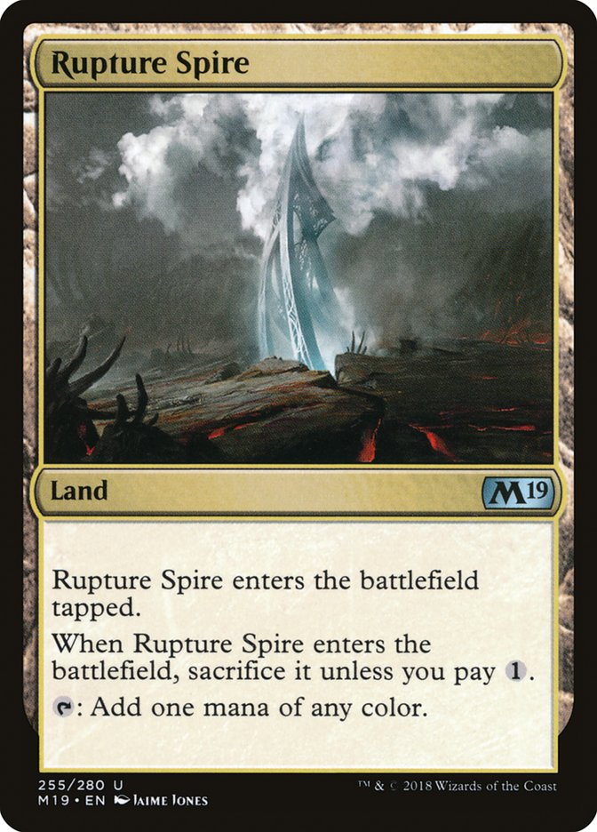 Rupture Spire [Core Set 2019] | Kessel Run Games Inc. 