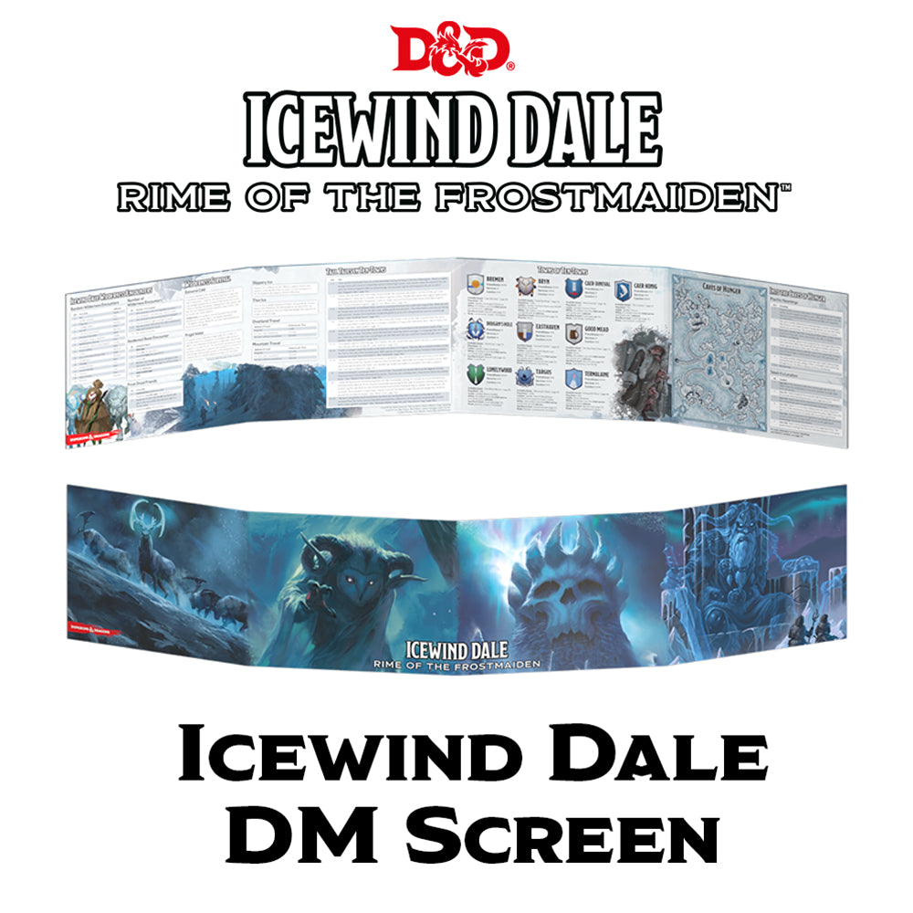 Icewind Dale: Rime Of The Frostmaiden DM Screen | Kessel Run Games Inc. 
