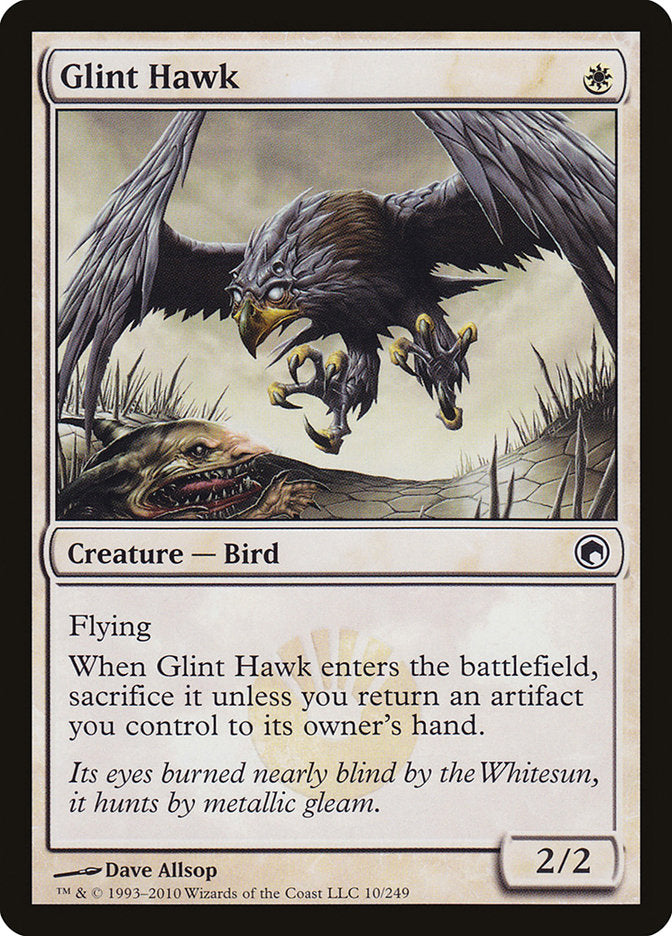 Glint Hawk [Scars of Mirrodin] | Kessel Run Games Inc. 