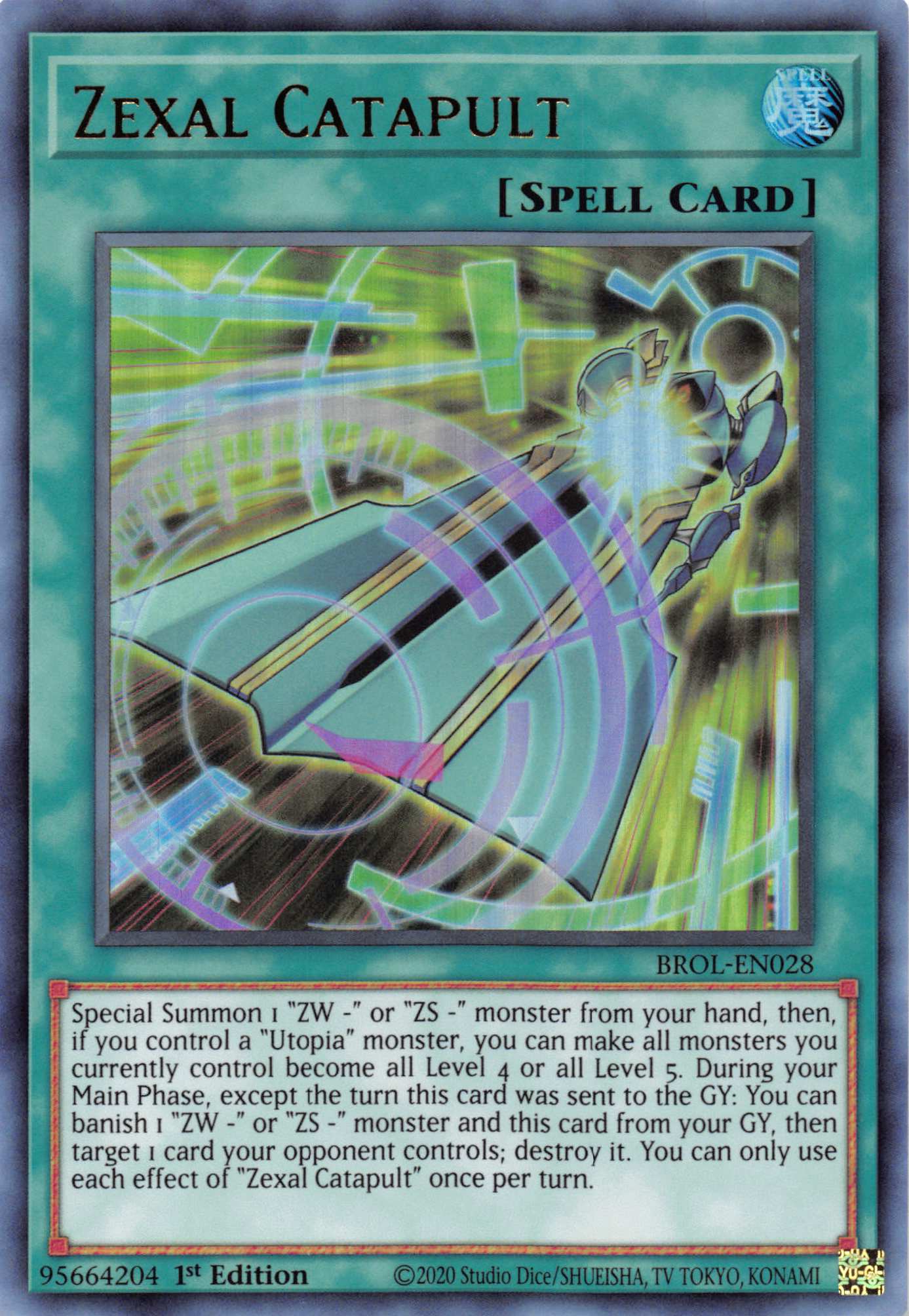 Zexal Catapult [BROL-EN028] Ultra Rare | Kessel Run Games Inc. 