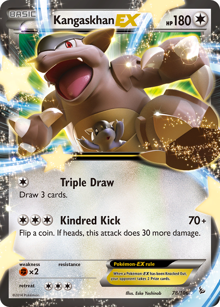 Kangaskhan EX (78/106) [XY: Flashfire] | Kessel Run Games Inc. 