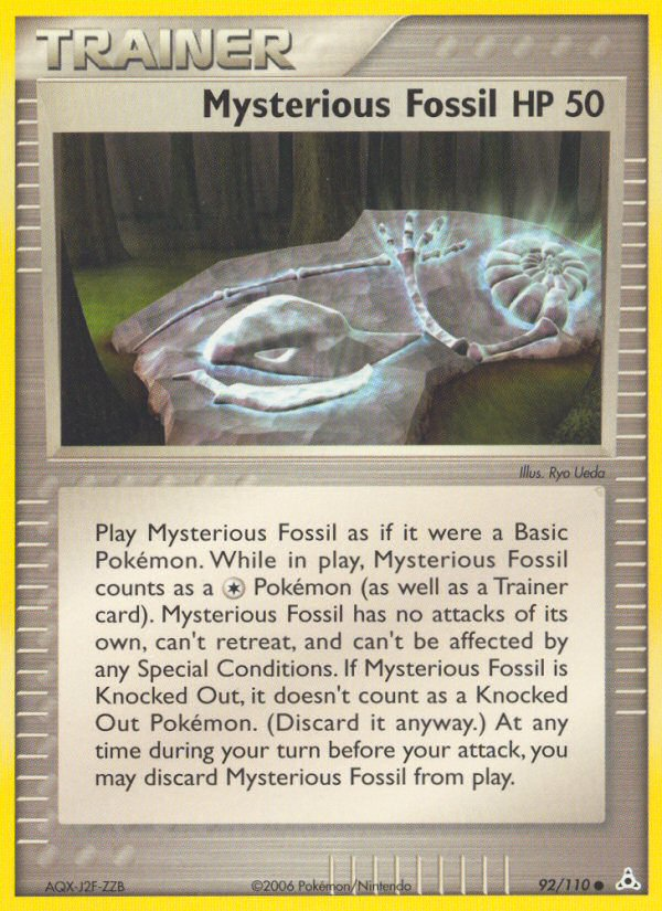 Mysterious Fossil (92/110) [EX: Holon Phantoms] | Kessel Run Games Inc. 