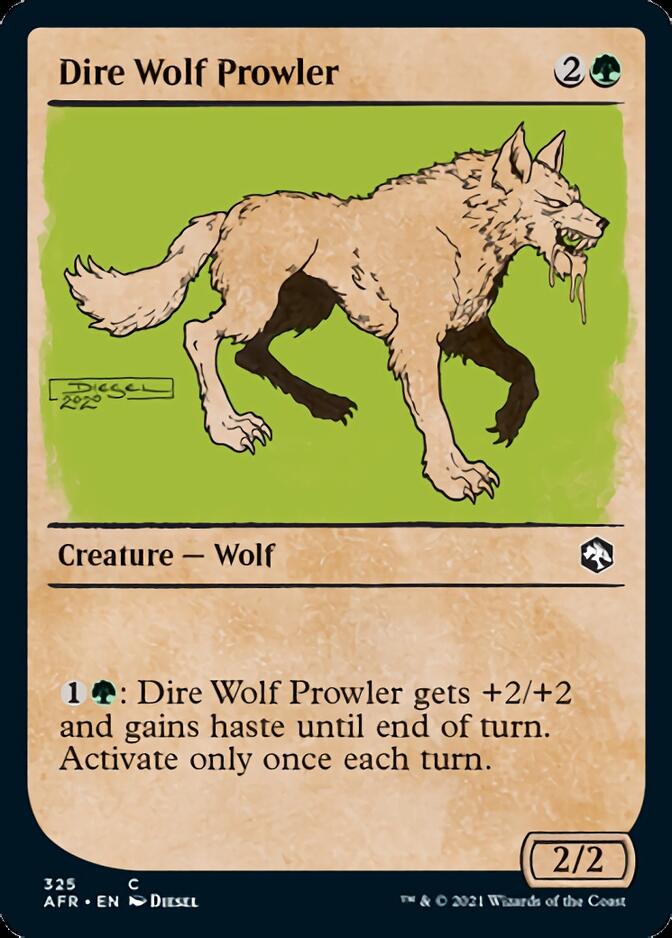 Dire Wolf Prowler (Showcase) [Dungeons & Dragons: Adventures in the Forgotten Realms] | Kessel Run Games Inc. 