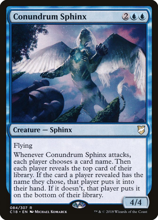 Conundrum Sphinx [Commander 2018] | Kessel Run Games Inc. 