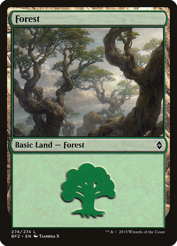 Forest [Battle for Zendikar] | Kessel Run Games Inc. 