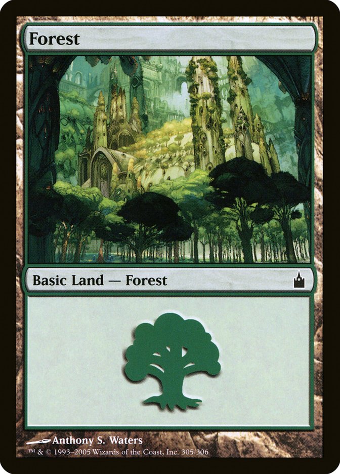 Forest (305) [Ravnica: City of Guilds] | Kessel Run Games Inc. 