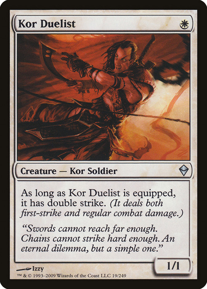 Kor Duelist [Zendikar] | Kessel Run Games Inc. 