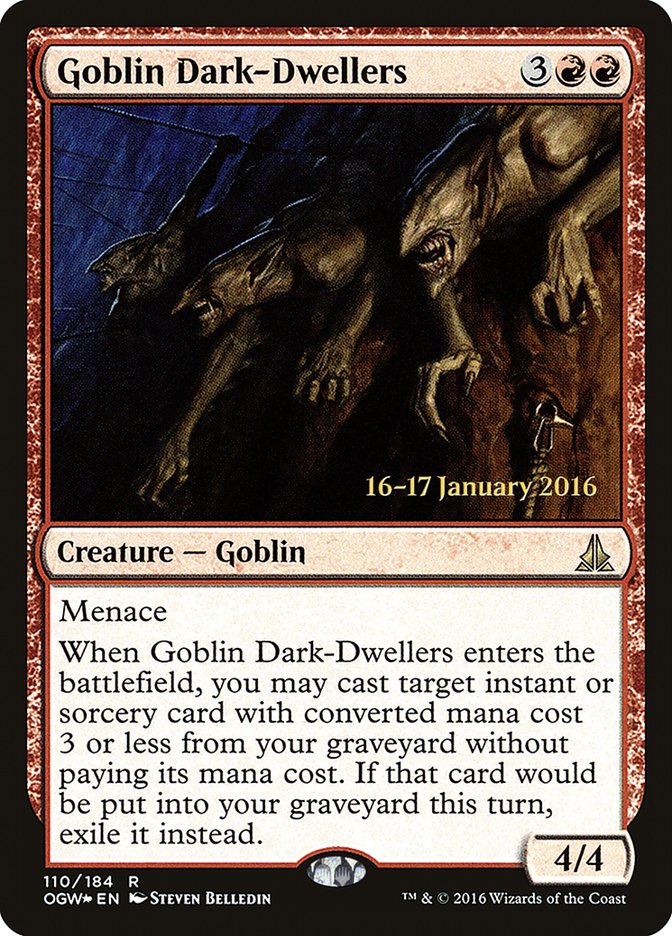 Goblin Dark-Dwellers [Oath of the Gatewatch Prerelease Promos] | Kessel Run Games Inc. 