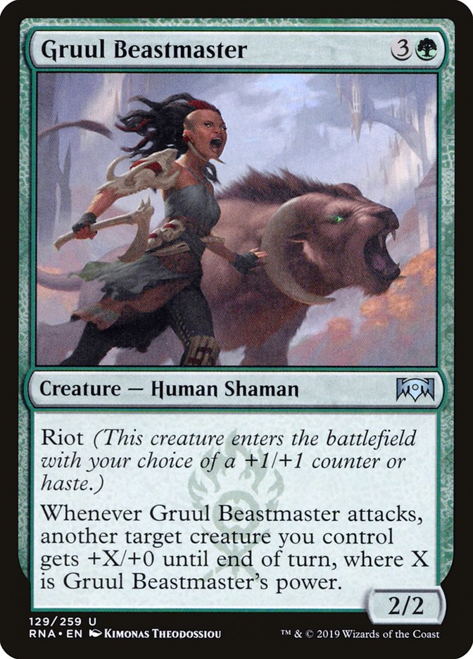 Gruul Beastmaster [Ravnica Allegiance] | Kessel Run Games Inc. 