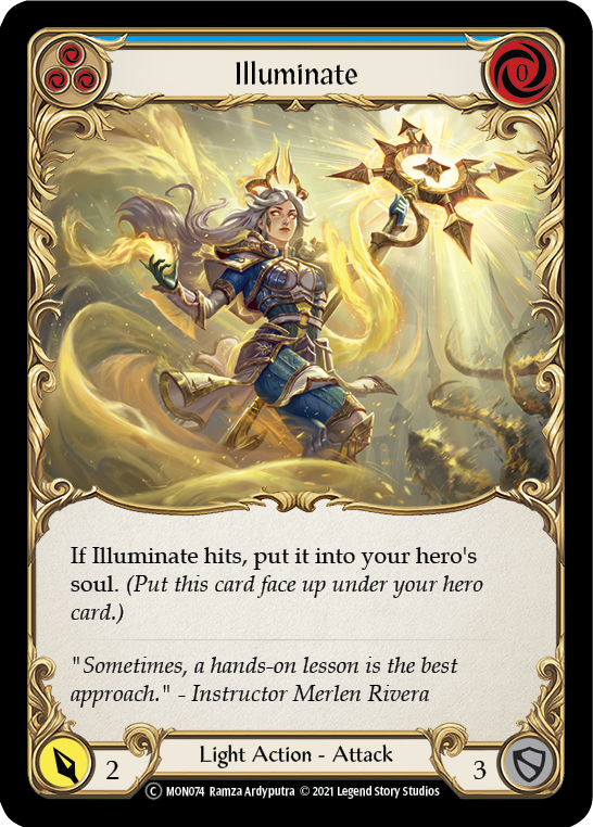 Illuminate (Blue) [U-MON074] (Monarch Unlimited)  Unlimited Normal | Kessel Run Games Inc. 