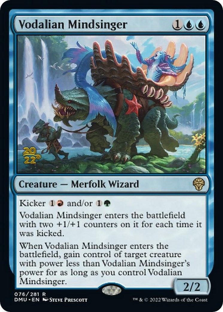 Vodalian Mindsinger [Dominaria United Prerelease Promos] | Kessel Run Games Inc. 