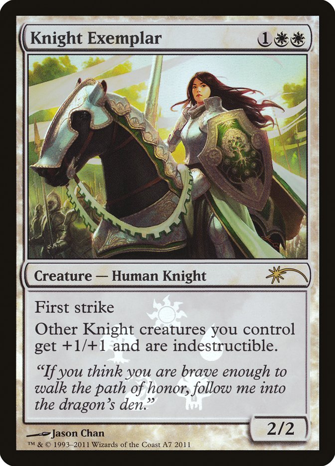 Knight Exemplar [Resale Promos] | Kessel Run Games Inc. 