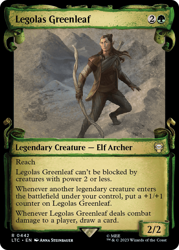 Legolas Greenleaf [The Lord of the Rings: Tales of Middle-Earth Commander Showcase Scrolls] | Kessel Run Games Inc. 