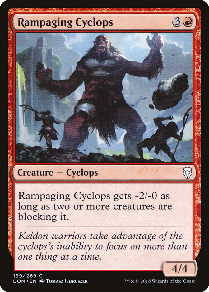 Rampaging Cyclops [Dominaria] | Kessel Run Games Inc. 