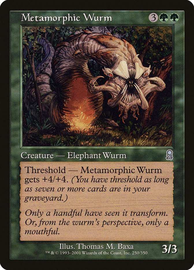 Metamorphic Wurm [Odyssey] | Kessel Run Games Inc. 