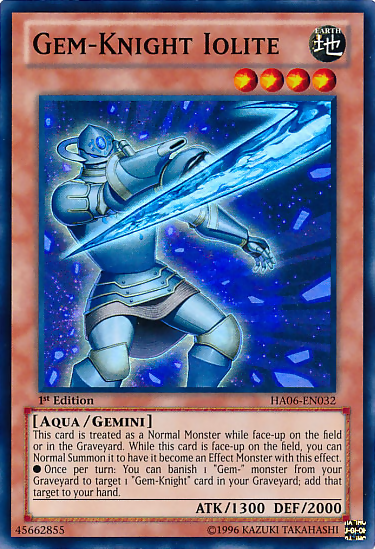 Gem-Knight Iolite [HA06-EN032] Super Rare | Kessel Run Games Inc. 