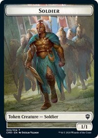 Soldier // The Monarch Double-sided Token [Commander Legends Tokens] | Kessel Run Games Inc. 
