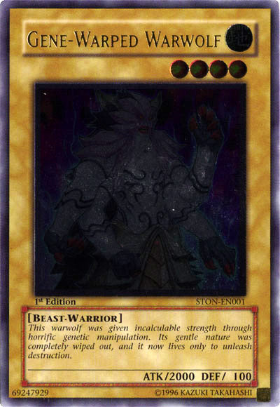 Gene-Warped Warwolf [STON-EN001] Ultimate Rare | Kessel Run Games Inc. 